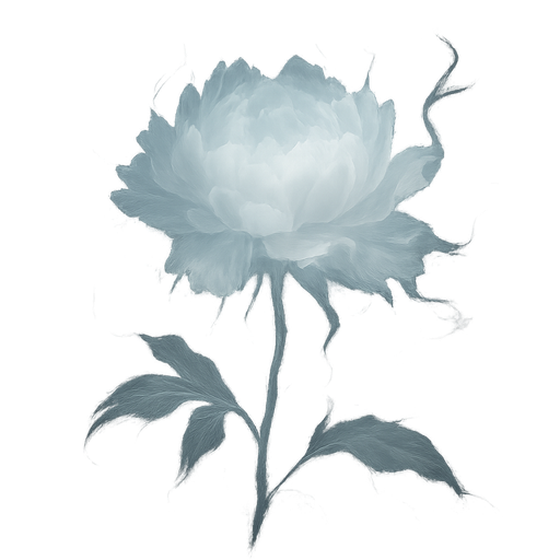 Ghostly Peony Icon